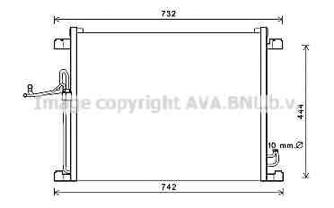 AVA QUALITY COOLING dn5392 -  Конденсатор, кондиционер